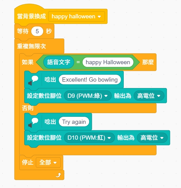 萬聖節語音辯識